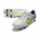 Bota Nike Tiempo Legend 9 Elite ACC SG-Pro Gris Niebla Volt Zafiro