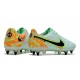 Bota Nike Tiempo Legend 9 Elite ACC SG-Pro Verde Negro Naranja