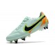 Bota Nike Tiempo Legend 9 Elite ACC SG-Pro Verde Negro Naranja