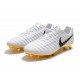 Botas Nike Tiempo Legend VII Elite FG - Blanco Oro