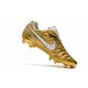 Botas Nike Tiempo Legend R10 Elite FG - Oro Blanco