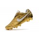 Botas Nike Tiempo Legend R10 Elite FG - Oro Blanco