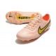 Botas Nike Tiempo legend 9 Elite FG Guava Hielo Amarillo Strike Brillo de Atardecer