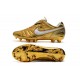 Botas Nike Tiempo Legend R10 Elite FG - Oro Blanco