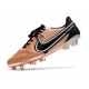 Botas Nike Tiempo legend 9 Elite FG Cobre Metálico Blanco Negro