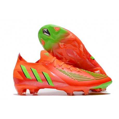 Adidas Predator Edge.1 Low FG Rojo Team Solar Verde Negro