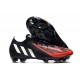 Adidas Predator Edge.1 Low FG Negro Rojo Blanco