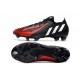 Adidas Predator Edge.1 Low FG Negro Rojo Blanco