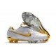 Botas Nike Tiempo Legend R10 FG - Blanco Oro