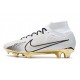 Nike Zoom Mercurial Superfly IX Elite FG Blanco Oro Negro