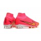 Nike Zoom Mercurial Superfly IX Elite FG Rosa Rojo Amarillo