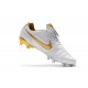 Botas Nike Tiempo Legend R10 FG - Blanco Oro