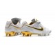 Botas Nike Tiempo Legend R10 FG - Blanco Oro