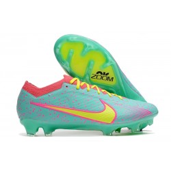 Nike Air Zoom Mercurial Vapor XV Elite FG Bota Azul Rosa Amarillo