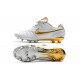 Botas Nike Tiempo Legend R10 FG - Blanco Oro