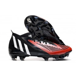 Adidas Predator Edge.1 FG Negro Rojo Blanco