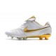 Botas Nike Tiempo Legend R10 FG - Blanco Oro