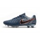 Botas Nike Tiempo Legend VII Elite FG - Cian Negro