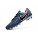 Botas Nike Tiempo Legend VII Elite FG - Cian Negro