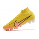 Nike Zoom Mercurial Superfly IX Elite AG Amarillo Naranja