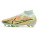 Nike Zoom Mercurial Superfly IX Elite AG Casi Verde Oscuro Azul Naranja