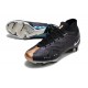 Nike Air Zoom Mercurial Superfly 9 Elite FG Negro Blanco Bronce