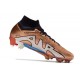 Nike Air Zoom Mercurial Superfly 9 Elite FG Bronce Blanco Azul