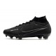 Nike Air Zoom Mercurial Superfly 9 Elite FG Negro