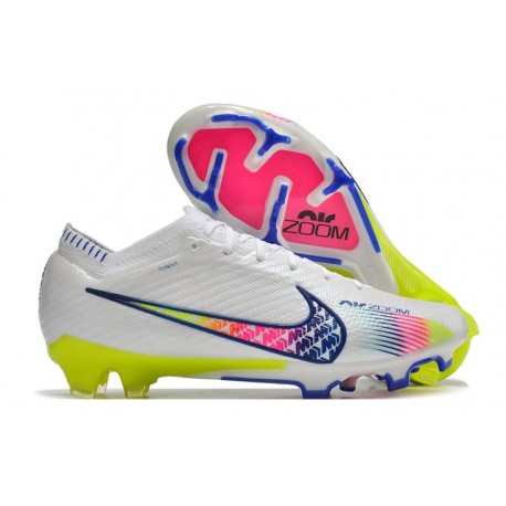 Nike Zoom Mercurial Vapor 15 Elite FG Blanco Rosa Azul