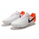 Botas Nike Tiempo Legend VII Elite FG - Blanco Naranja Negro