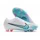 Nike Zoom Mercurial Vapor 15 Elite FG Blanco Azul Báltico Rosa Blast Indigo Haze