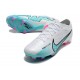 Nike Zoom Mercurial Vapor 15 Elite FG Blanco Azul Báltico Rosa Blast Indigo Haze