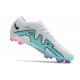 Nike Zoom Mercurial Vapor 15 Elite FG Blanco Azul Báltico Rosa Blast Indigo Haze