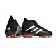 Botas de Fútbol Adidas Predator Edge+ FG Negro Blanco Rojo