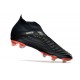 Botas de Fútbol Adidas Predator Edge+ FG Negro Blanco Rojo