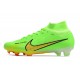 Nike Air Zoom Mercurial Superfly 9 Elite FG Verde Amarillo