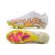 Nike Zoom Mercurial Vapor 15 Elite FG Blanco Rosa Amarillo