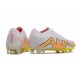 Nike Zoom Mercurial Vapor 15 Elite FG Blanco Rosa Amarillo