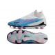 Nike Gripknit Phantom GX Elite Dynamic Fit FG Azul Báltico Rosa Blast Blanco Láser Azul