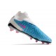 Nike Gripknit Phantom GX Elite Dynamic Fit FG Azul Báltico Rosa Blast Blanco Láser Azul