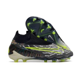 Nike Gripknit Phantom GX Elite Dynamic Fit FG Negro Voltio Blanco Azul Glow