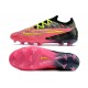 Nike Phantom GX Elite Link FG Rosa Negro Amarillo