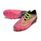 Nike Phantom GX Elite Link FG Rosa Negro Amarillo