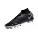 Nike Zoom Mercurial Superfly 9 Elite SG Negro Cobre Metálico Blanco