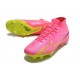 Nike Zoom Mercurial Superfly 9 Elite SG Rosa Blast Voltio Gridiron