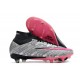 Nike Zoom Mercurial Superfly 9 Elite SG Plateado Metalizado Rosa Hyper Negro