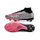 Nike Zoom Mercurial Superfly 9 Elite SG Plateado Metalizado Rosa Hyper Negro