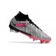 Nike Zoom Mercurial Superfly 9 Elite SG Plateado Metalizado Rosa Hyper Negro