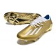 Botas de fútbol adidas X SPEEDPORTAL.1 FG Dorado Blanco