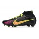 Nike Air Zoom Mercurial Superfly 9 Elite FG Negro Rosa Amarillo